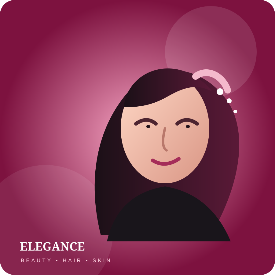 Elegance beauty portrait